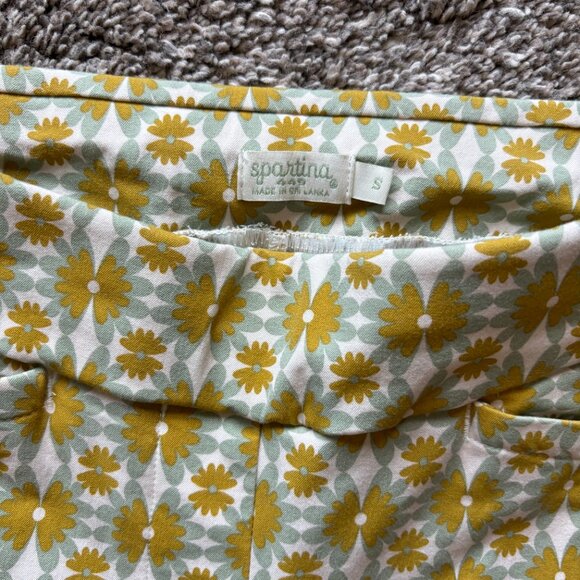 Spartina Womens Pants Casual Patterned Elastic Waist Size Small Stretchy - Picture 5 of 5